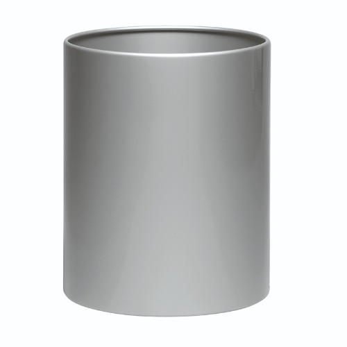 Steel Waste Paper Bin – Silver 240mm Diameter x 300mm High