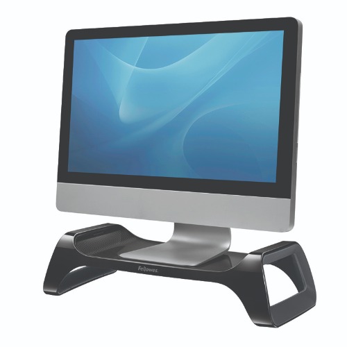 Ergonomic Monitor Stand – Black Supports monitors up to 5.5kg in weight