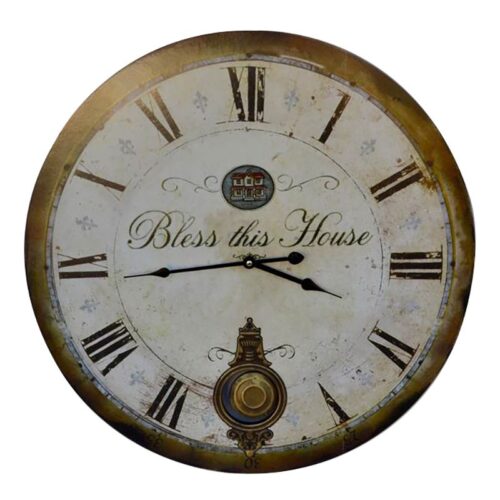 Bless This House Wall Clock