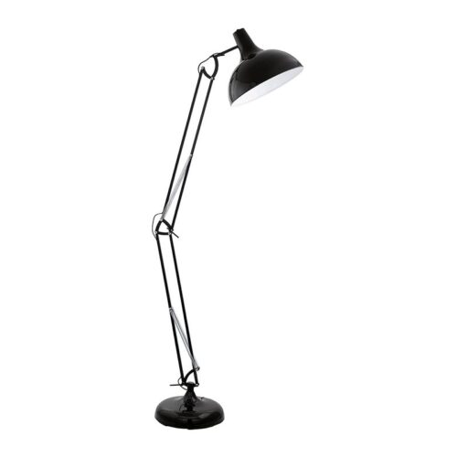 Borgillio Floor Lamp – Black Dimensions: 340mm x 910mm – Height: 1900mm