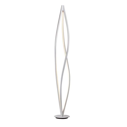 Senna Floor Lamp – White Acrylic Lamp Shade Dimensions: 250mm x 250mm – Height: 1810mm