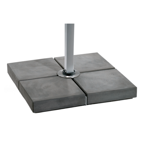 Heavy Duty Concrete Base for Miami Umbrellas 4 Slab Concrete Base – 120KG’s