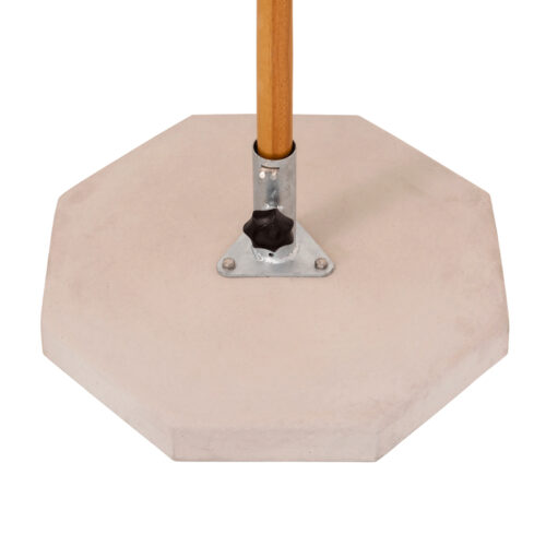 Hexagonal Concrete Base – 38mm Pole For Bali & Mykonos Umbrellas Weight: 30 KG’s