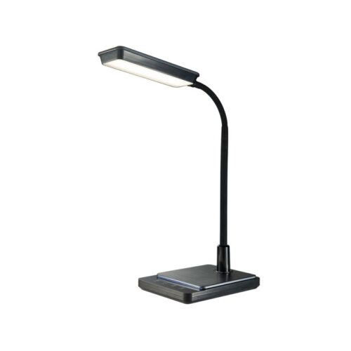 Logan LED Desk Lamp – Black LED Desk Lamp with Touch Sensor Switch 3 Colour Temperatures and Dimmer Switch Moveable Arm Height: 380mm
