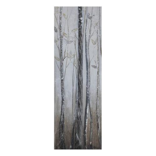 Winter Forest Oil Painting A Nature & Landscape Themed Oil on Canvas Original Painting Dimensions: 150 X 50 CM
