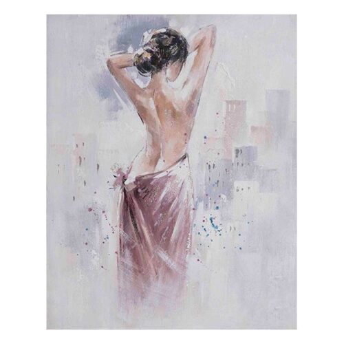 Morning Glory Oil Painting Oil on Canvas Original Figure Painting Dimensions: 80 X 100 CM