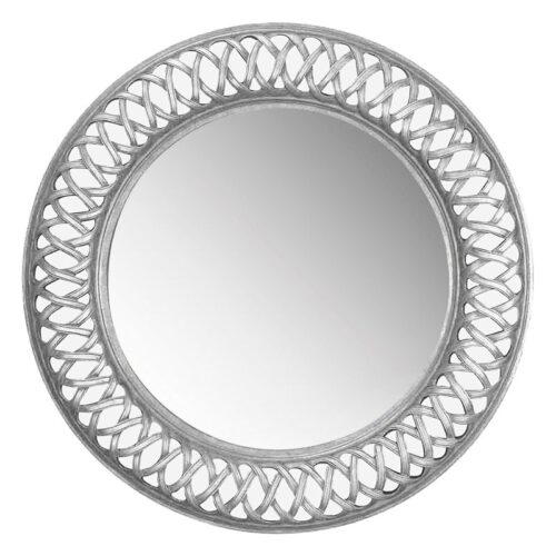 Federico Mirror Silver Modern Framed Mirror Round 99 X 99 CM