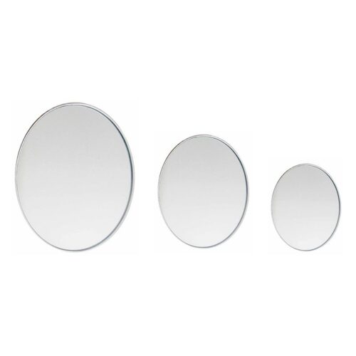 De Polancio Mirror Classic Silver Framed Mirrors – Set of 3