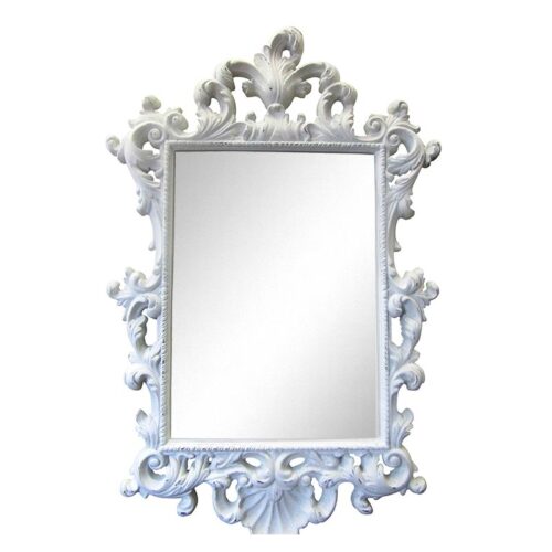 Salvatore Mirror White Classic Framed Mirror