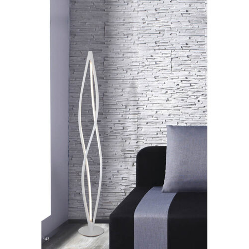 Senna Floor Lamp – White Acrylic Lamp Shade Including Foot Switch 250mm x 250mm – Height: 1810mm