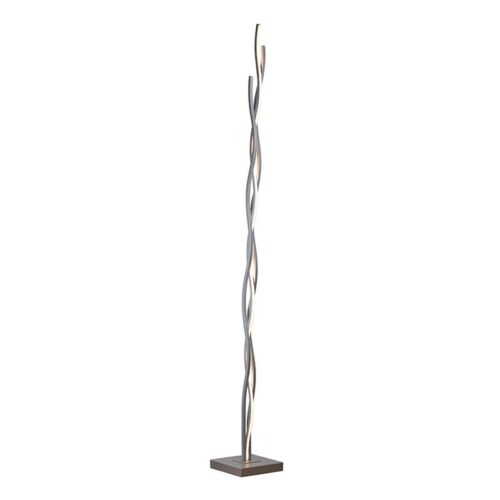 Casone Floor Lamp – Satin Chrome LED 37 Watt