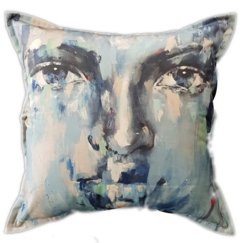 Blue Face Scatter Cushion