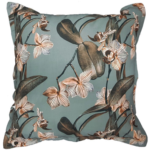 Grey Orchid Scatter Cushion