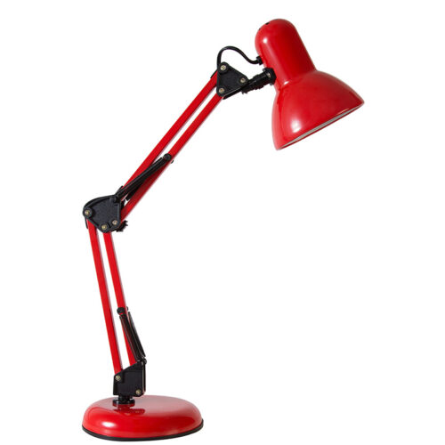 Adjustable Desk Lamp - Red