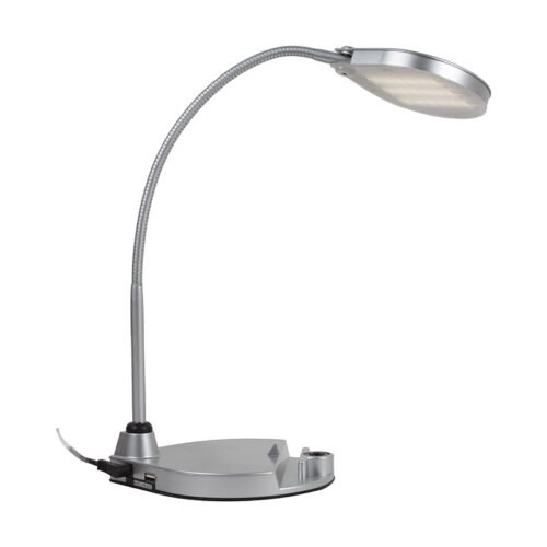 USB Desk Lamp - Silver