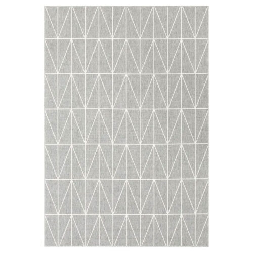 Modern Arrow Inspired Design Light Rug Indoor & Outdoor