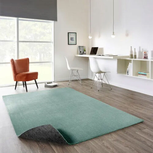 Modern Plain Shaggy Design Rug Turquoise