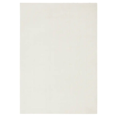 Modern Plain Shaggy Design Rug White