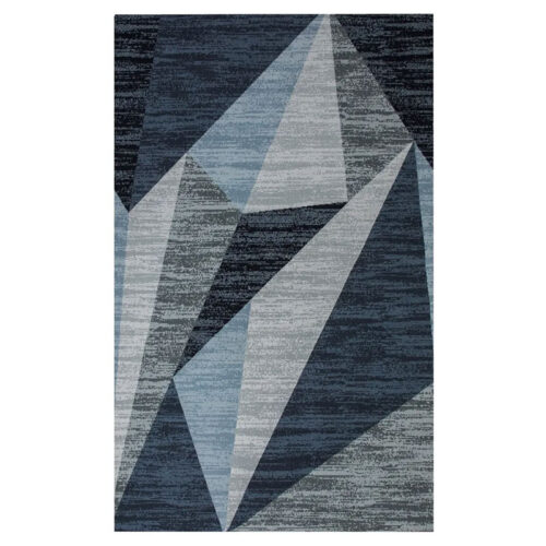 Modern Geometric Block Design Rug