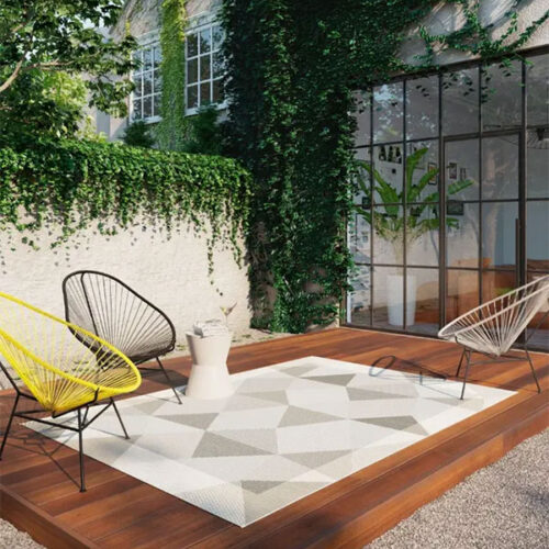 Modern Natural Sandstone Design Rug Indoor & Outdoor