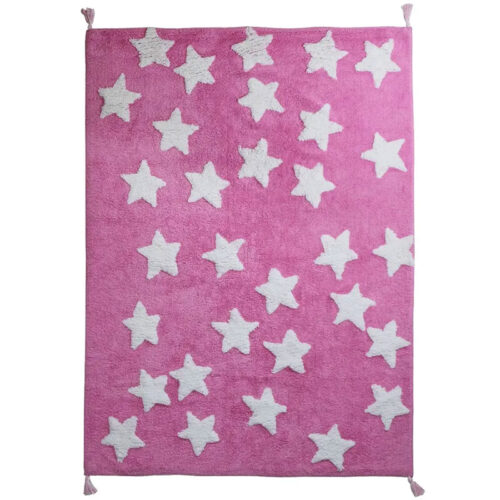 Kiddies Pink Star Rug