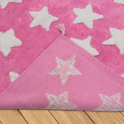 Kiddies Pink Star Rug