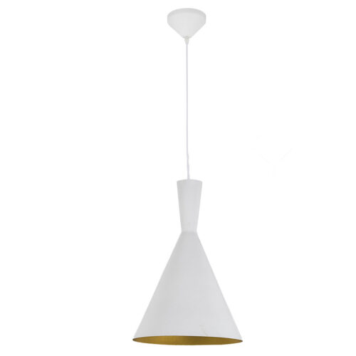 Industria 295mm White/Gold Pendant