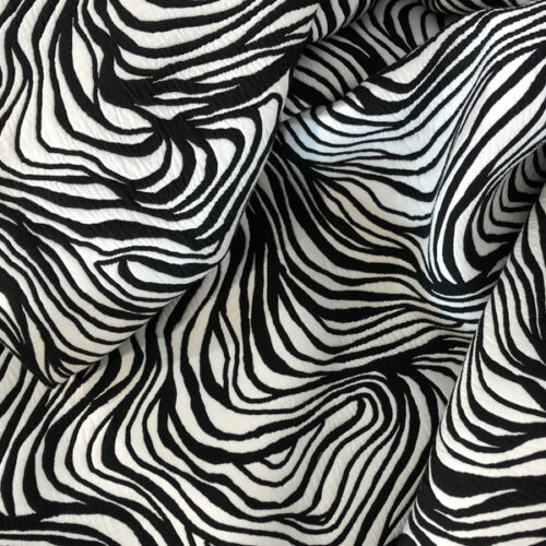 King Quilt In Black Zebra Print