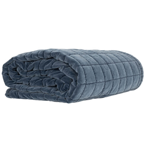 Stone Lux Quilt In Blueberry
