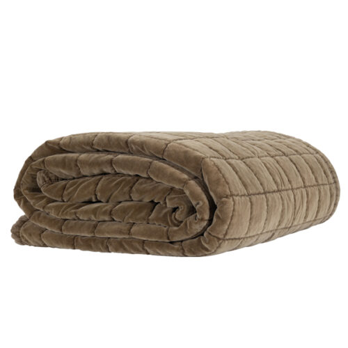 Stone Lux Quilt In Caramel