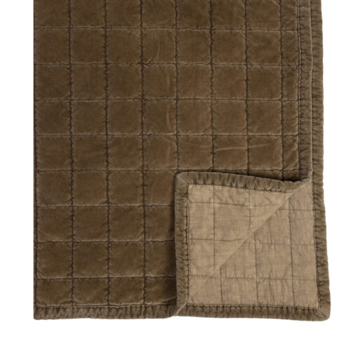 Stone Lux Quilt In Caramel