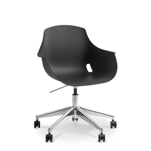 Bellini Black Office Chair – Swivel Base