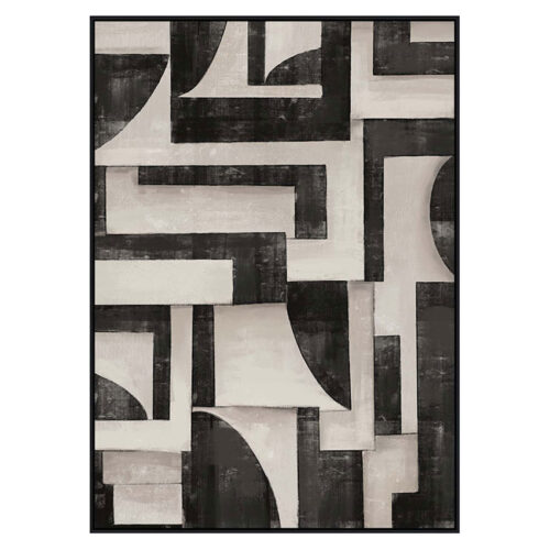 Graphic In Mono Wall Art
