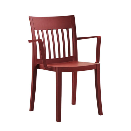 Eden Dining Arm Chair Red