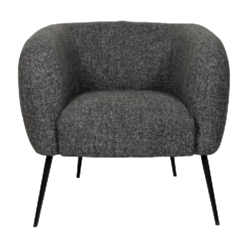 Occasional Single Chair Sofa Solo Grey
