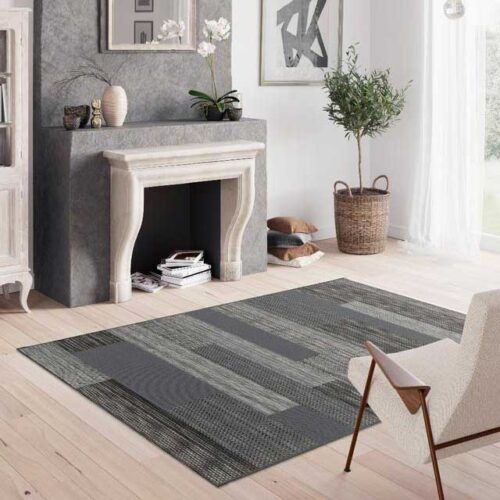 Modern Mira Geometric Modern Design Darker Rug