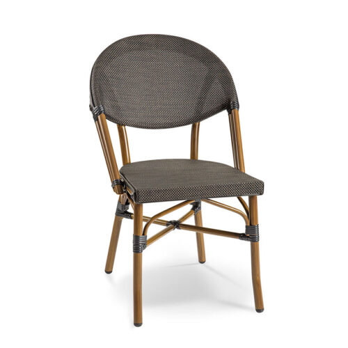Tavira Dining Chair Bamboo And Charcoal