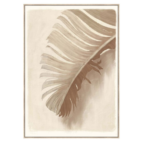 Afternoon Palm In Sepia Wall Art