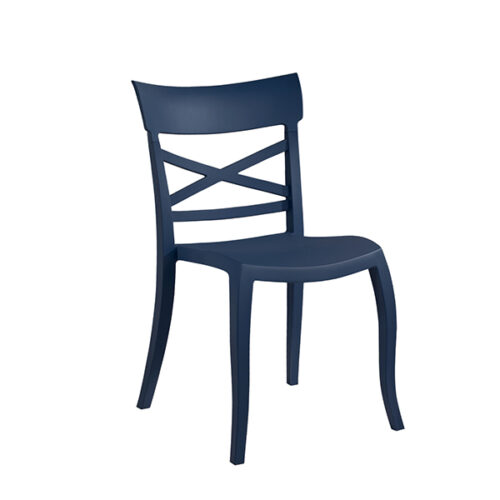 Xera Dining Chair Navy Blue