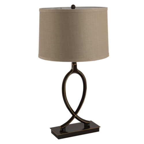 TableLamps- Side View Brown