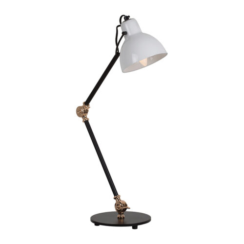 Siena Adjustable Table Lamp - Black/Opal