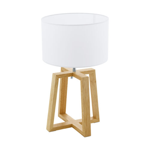 Chietino1 Table Lamp - Wood/White