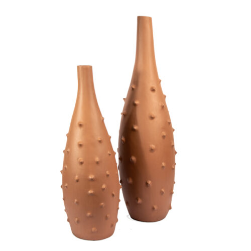 Thorny Vase In Soft Copper - Medium