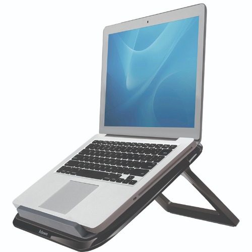 Ergonomic Laptop Quick Lift – Black Simple adjustment to 7 angles Suits laptops with a limited angle of opening