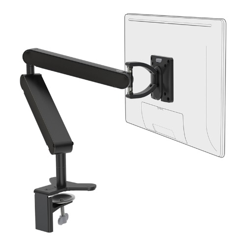 Cyborg Single Monitor Arm – Black Suitable for 17 to 30 inch screens Maximum Weight: Up to 11KG