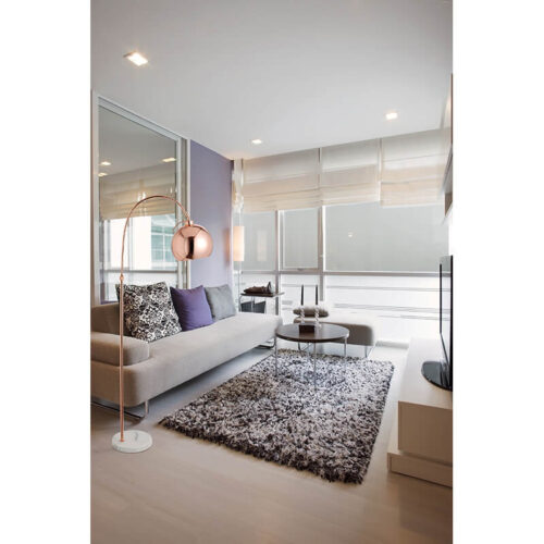 Studio Floor Lamp – Copper and White 230V E27 42W 245mm x 633mm – Height: 1560mm