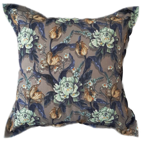 Aqua Orchid Scatter Cushion