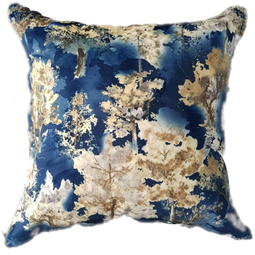 Indigo Trees Scatter Cushion