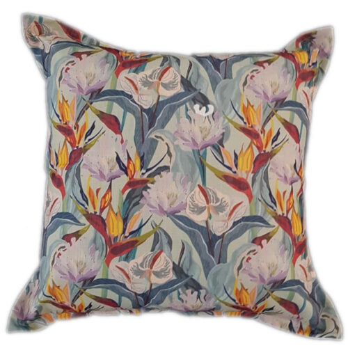 Strelitzia Duck Egg Scatter Cushion