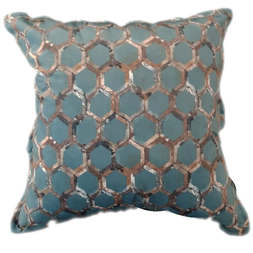 Teal Hex Scatter Cushion